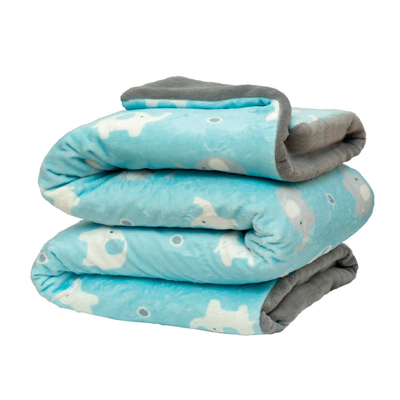 Cobertor alaska cunero Elephant