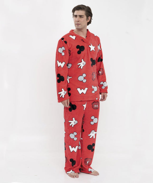 Pijama Supersoft Mickey Adulto